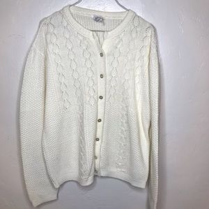 Vintage Alicia cardigan plus size 16 cream